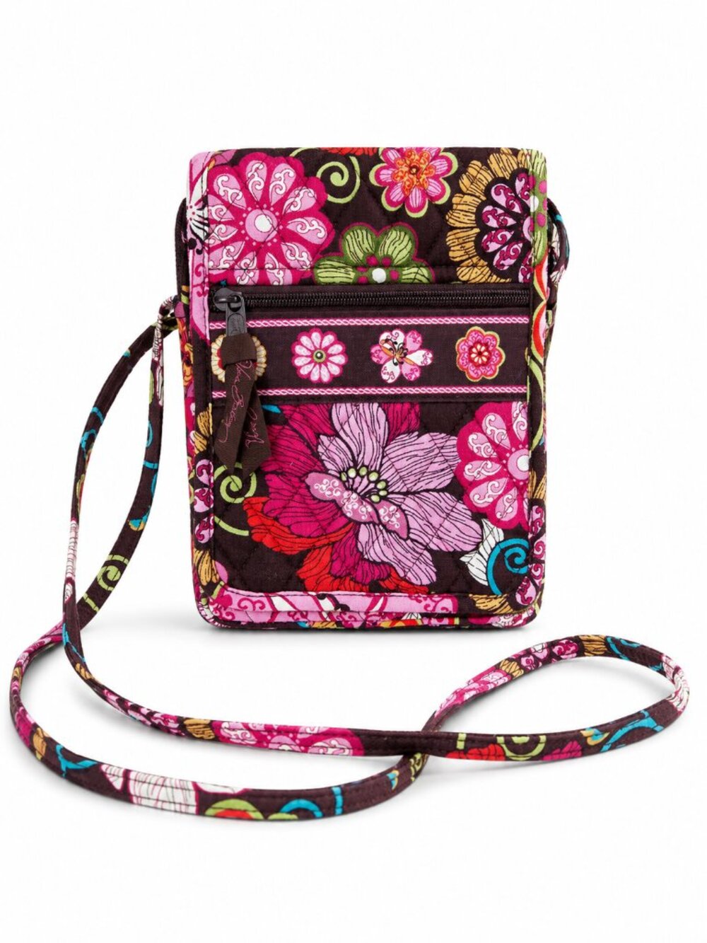 NWOT Vera Bradley Mod Floral Pink Mini Hipster Crossbody Retired